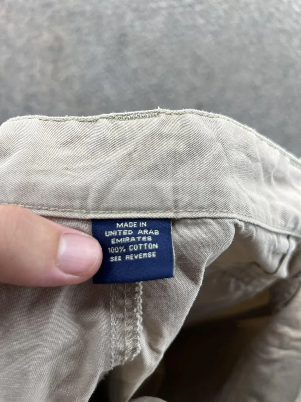 Polo Ralph Lauren Sport Pants Men 36x32 Beige Canvas Relaxed Workwear Khakis